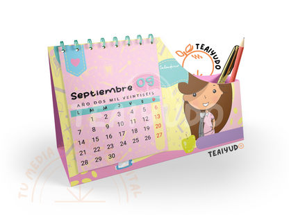 DIGITAL | Odontología 23 | Odontoline | Calendario Escritorio Mujer 2025–2027
