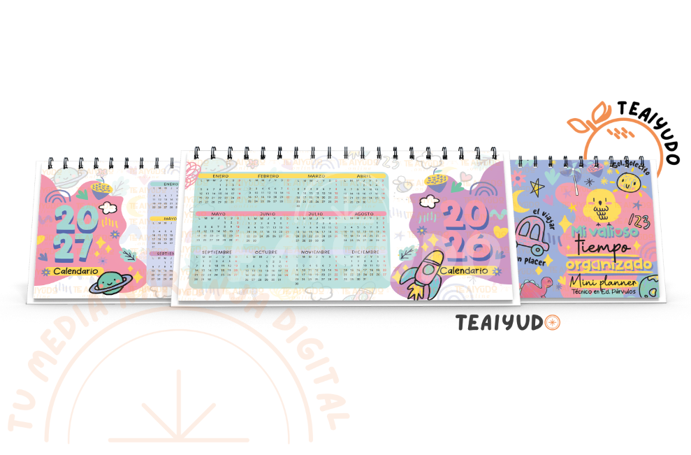 DIGITAL | Téc. Educ. Parvularia 23 | Cosmic | Calendarios 21x11