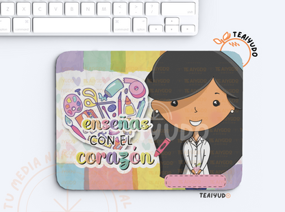 DIGITAL | Asistente Educación 23 - Blanco | Acuarel | Estampa