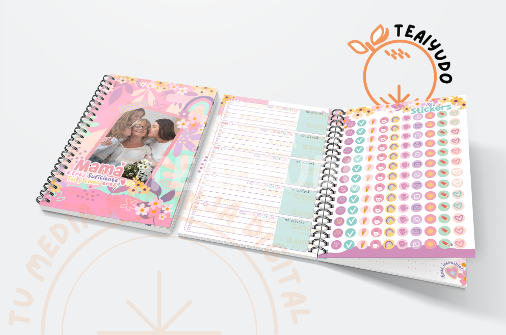 DIGITAL | Mamá 24 | Planner Perpetuo | Diseño Ternura