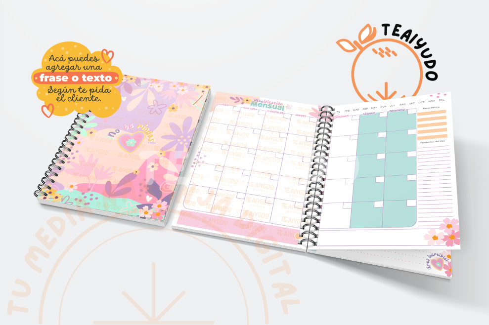 DIGITAL | Mamá 24 | Planner Perpetuo | Diseño Ternura