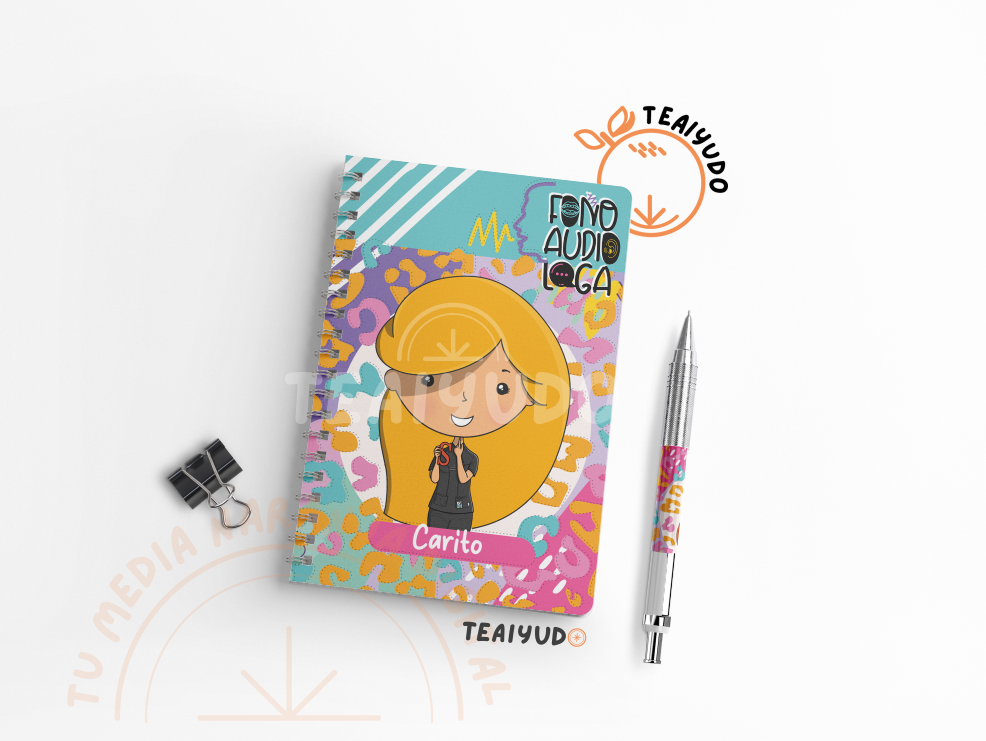 DIGITAL | Fonoaudiología 25 | Habla Colorida| Portadas Mujer Uniforme negro