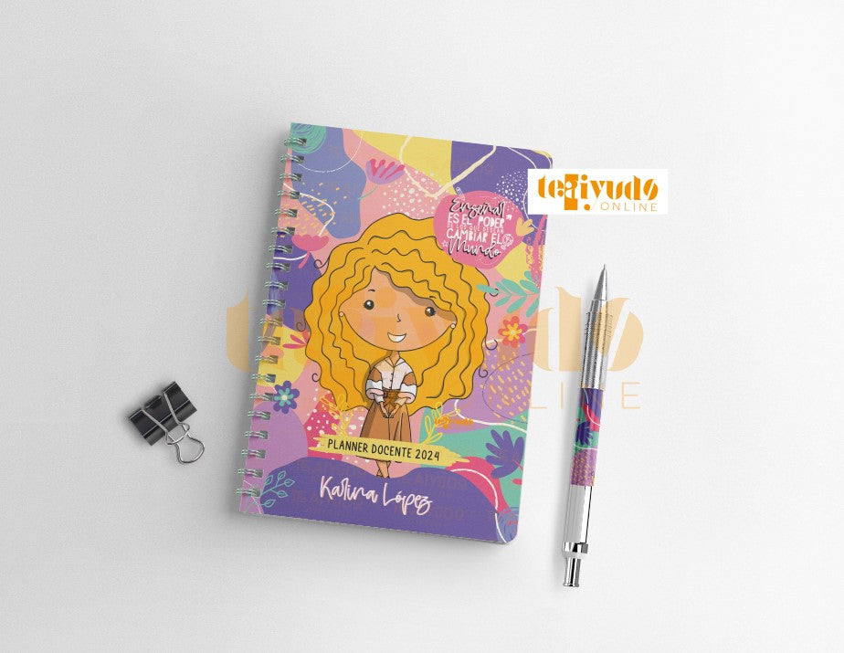 DIGITAL | Profesora 23 | Colorido | Kit Portadas