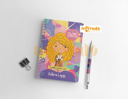 DIGITAL | Profesora 23 | Colorido | Kit Portadas