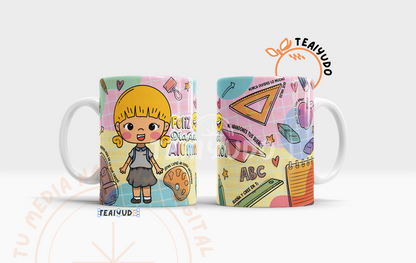 DIGITAL | Alumno 25, diseño escolar | Tazones Niña