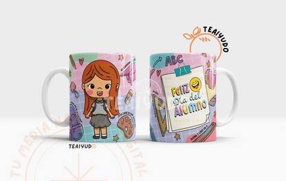 DIGITAL | Alumno 25, diseño escolar | Tazones Niña