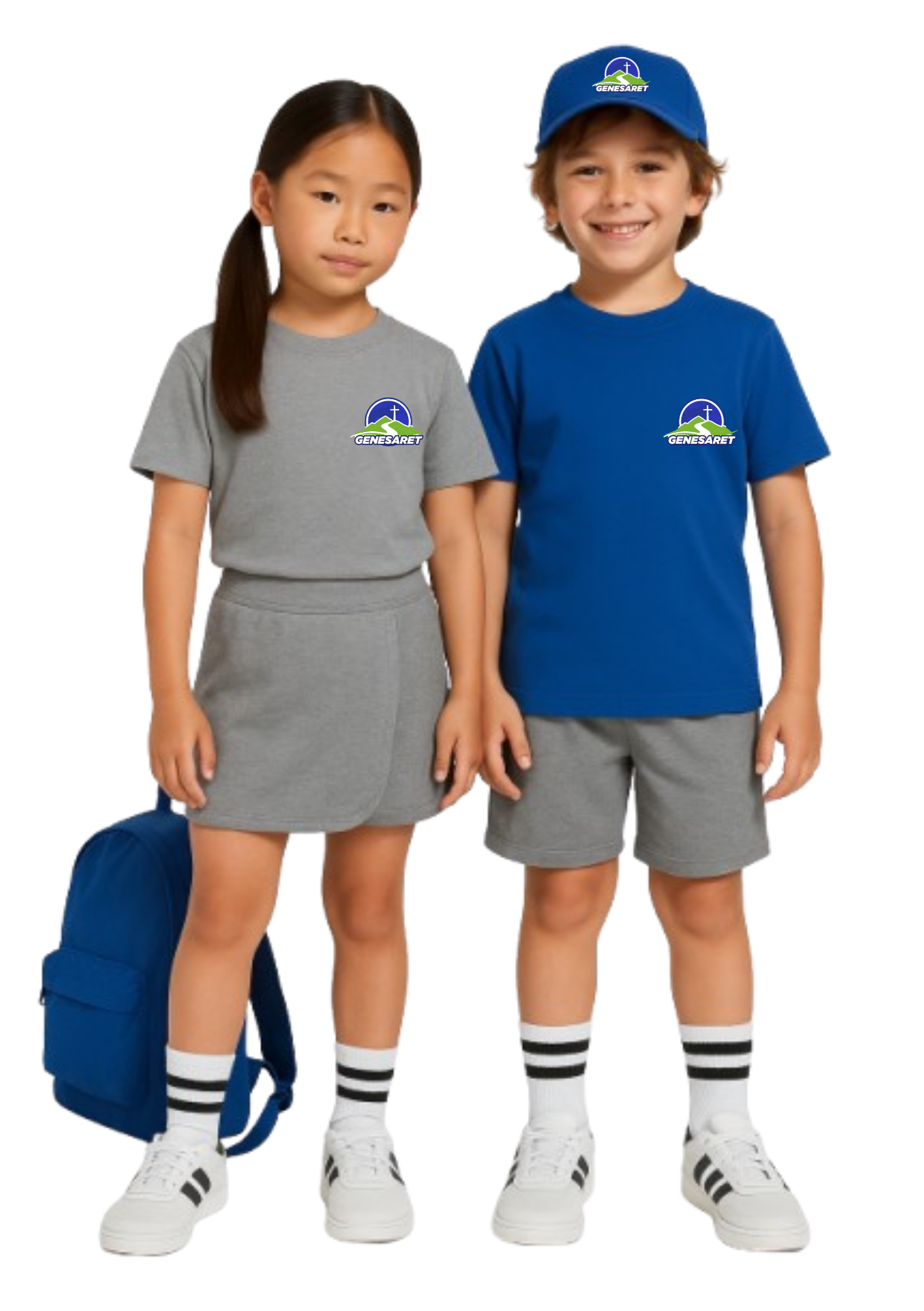 Polera uniforme estampada