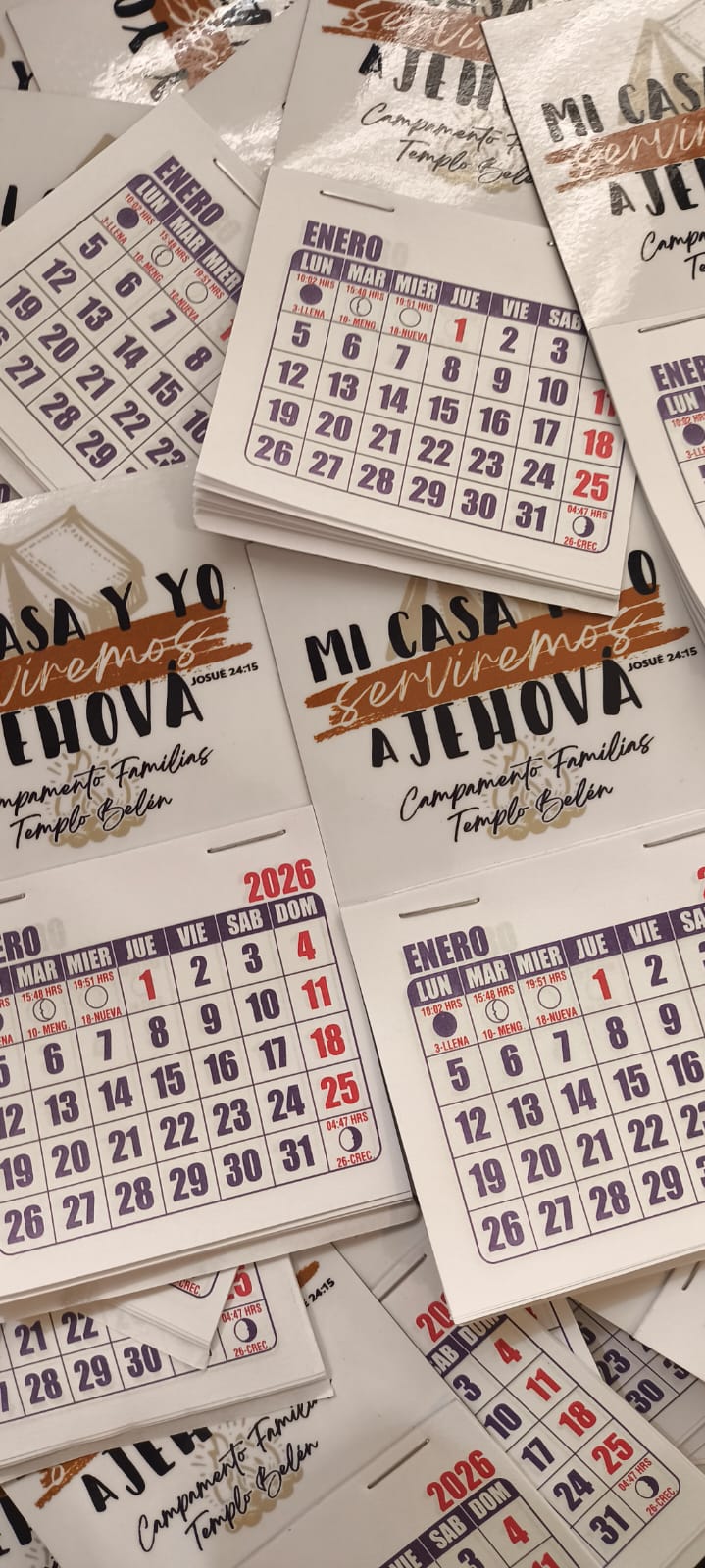 Imantados con calendarios - souvenirs