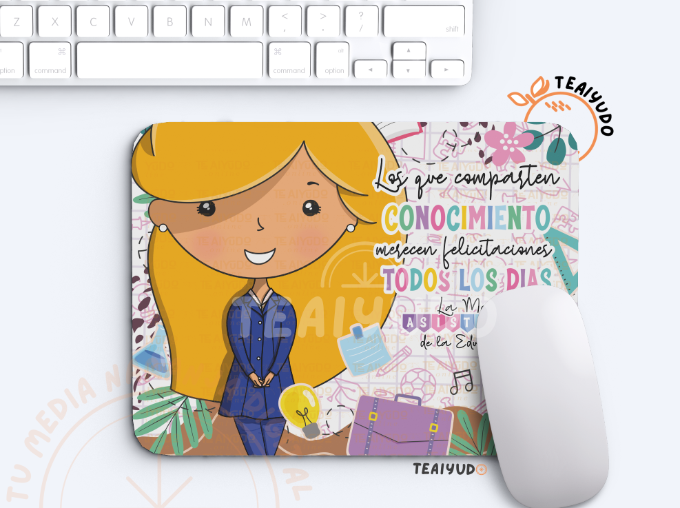 DIGITAL | Profesora 2025 | Scolaria | Kit Estampa asist. delantal azul