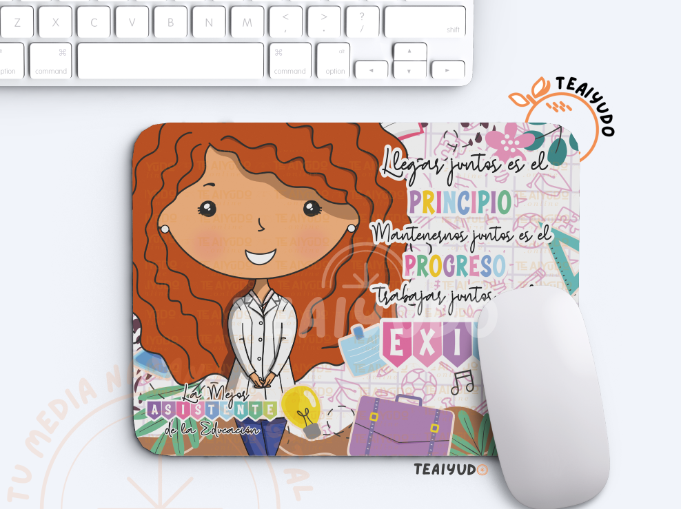 DIGITAL | Profesora 2025 | Scolaria | Kit Estampa asist. delantal blanco