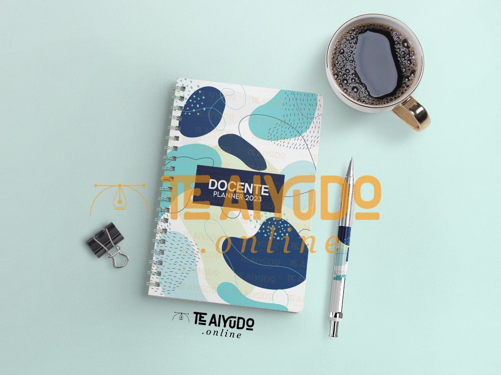 DIGITAL | Profesor 22 | Linea Simple Varón | Planner Vertical