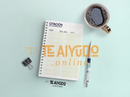 DIGITAL | Profesor 22 | Linea Simple Varón | Planner Vertical