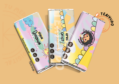 DIGITAL | Niños 25 | Etiquetas chocolate
