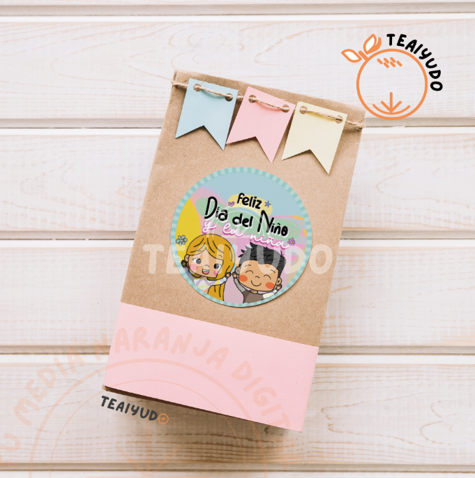 DIGITAL | Niños 25 | Etiquetas chocolate