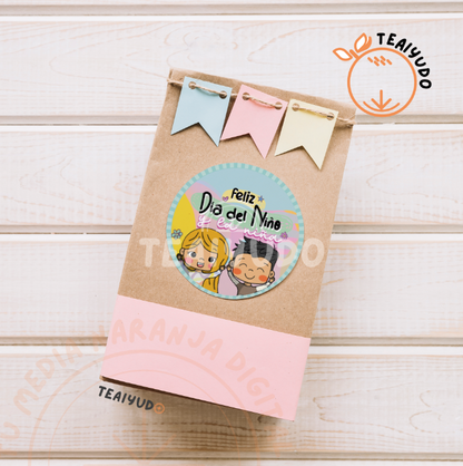 DIGITAL | Niños 25 | Etiquetas chocolate