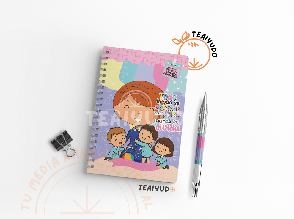 DIGITAL | Téc. Educ. Parvularia 25 | Splashy | Portada Avatar con niños