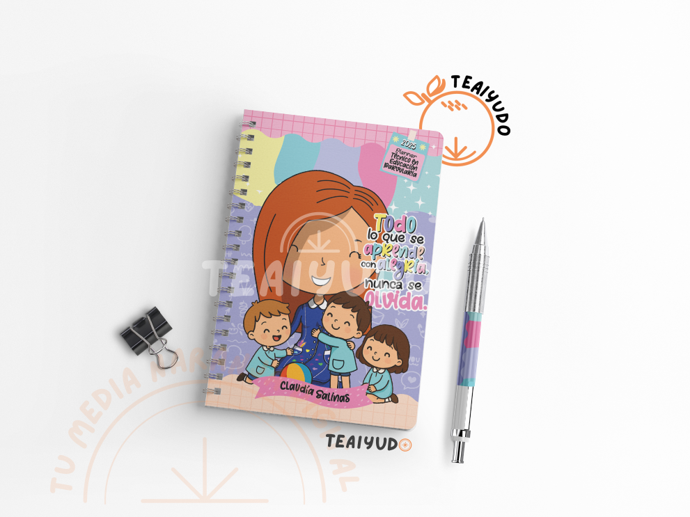 DIGITAL | Téc. Educ. Parvularia 25 | Splashy | Portada Avatar con niños