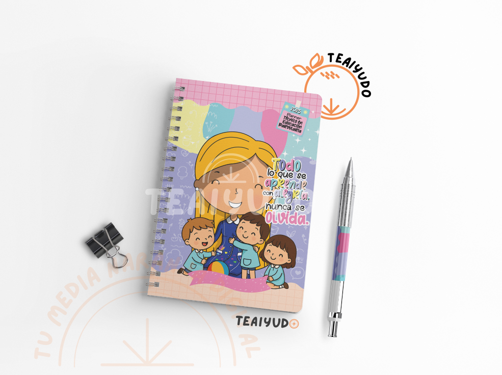 DIGITAL | Téc. Educ. Parvularia 25 | Splashy | Portada Avatar con niños
