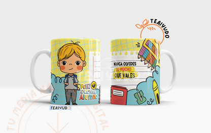 DIGITAL | Alumno 25, diseño escolar | Tazones Niño