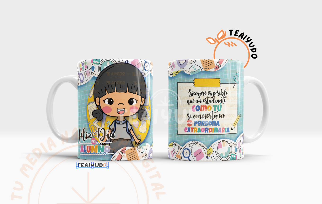 DIGITAL | Alumno 25, diseño año 22 | Tazones Niña