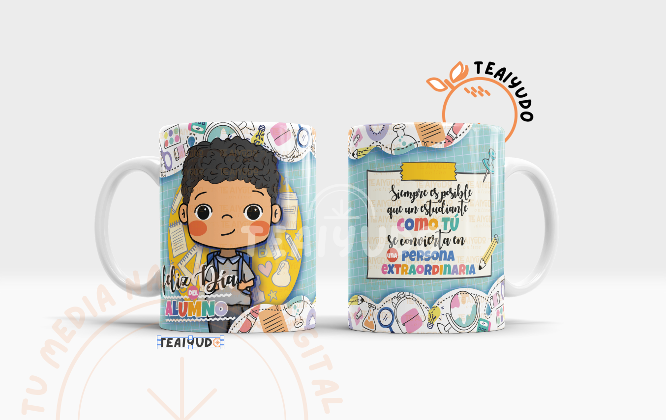DIGITAL | Alumno 25, diseño año 22 | Tazones Niño